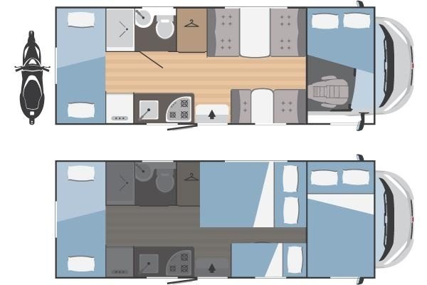 Plattegrond en indeling van de Rimor Seal 9